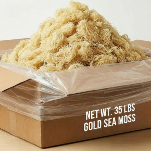 Gold Raw Sea Moss - 35 Lbs Box